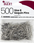 CORPORATION Silver Sequin Pins