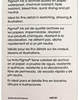 30181 Pigma Micron Blister Card 01 Ink Pen, 0.25-Mm, Black