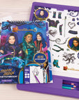 Disney Descendants 3 Fashion Design Tracing Light Table for Girls - 9-Piece Set with Sketchbook, Stickers, Tracing Pages, Light-Up Table - Creative Drawing Kit, Perfect Gift for Ages 8+