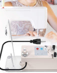 Automatic Bobbin Winder for Sewing Machine Electric Bobbin Winding with Spool Thread Stand for Brother, Babylock, Singer, Janome, Automatic Thread Sewing Machine Accessory