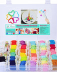 Embroidery Floss Friendship Bracelet String Kit - 276Pcs Thread and Accessories - Colors Are Labeled with Std Codes - Perfect Thread for Cross Stitch - Supplies