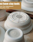 Ceramic Pottery Trimming Spinner Tools, 4.72In Potters Clay Tool Practical Pottery Wheel Trimmer Tool Rotary Disc Clay Spinner for Pottery Clay Artist