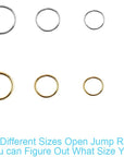 1200Pcs Open Jump Rings and Lobster Clasps with Jump Ring Pliers, Perfect Jewelry Findings Kit for Jewelry Making Supplies and Necklace Repair
