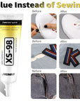 60Ml Fabric Glue, Fabric Glue for Clothing Permanent Washable Clear Fabric Adhesive for All Fabrics, Cotton, Flannel, Denim, Leather, Polyester, Doll Repair, Patches, PU