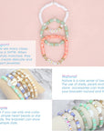 Clay Beads for Jewelry Making Kit, 28 Colors Bracelet Making Kit for Adults, Polymer Heishi Beads for Crafts Gifts
