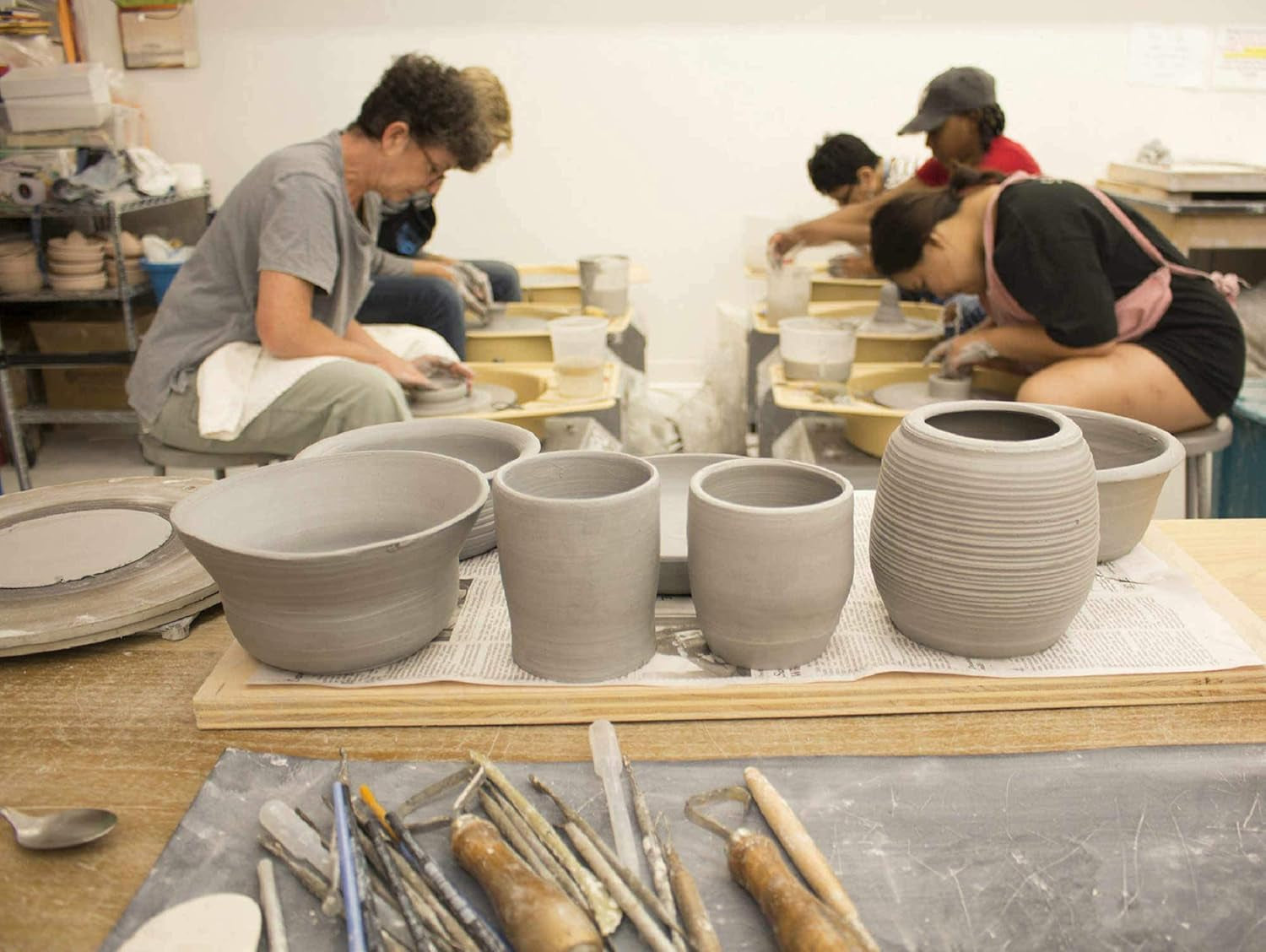 Pottery Sculpting Tools 32PCS Ceramic Clay Carving Tools Set for Beginners Expert Art Crafts Kid'S after School Pottery Classes Club Children Students