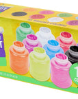10-Color Neon Washable Kids Paint (Set of 10)