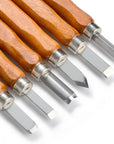 17Pack Small Wood Carving Set, 12Pcs Wood Carving Tools SK2 Carbon Steel + 4Pcs Whetstone + 1Pcs Storage Case for Beginners DIY Woodworking Sculpting Whittling with Safety Cap