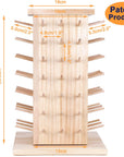 84 Spools (Assembly) 360° Fully Rotating Wooden Thread Rack/Thread Holder Organizer for Sewing, Quilting, Embroidery, Hair-Braiding and Jewelry