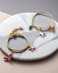 200Pcs Mixed Gold Plated Enamel Charms for Jewelry Making - Also Includes 52Pcs Letter Pendants, 400Pcs Jump Rings and 100Pcs Lobster Clasps for Necklaces,Bracelets,Earrings,Diy Crafting