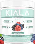 Super Greens - Organic Greens Powder to Reduce Bloat, Support Gut Health, Boost Immunity, Healthy Digestion for Women - Antioxidant Support - Spirulina - Chlorella -Watermelon Slush