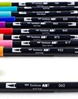 56217 Dual Brush Pen Art Markers, Retro, 10-Pack. Blendable, Brush and Fine Tip Markers