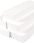 6 Pack Foam Blocks for Crafts - 12X4X2 Inch Polystyrene Brick Rectangles for Art Sculpting, Flower Arrangements, DIY, Packing