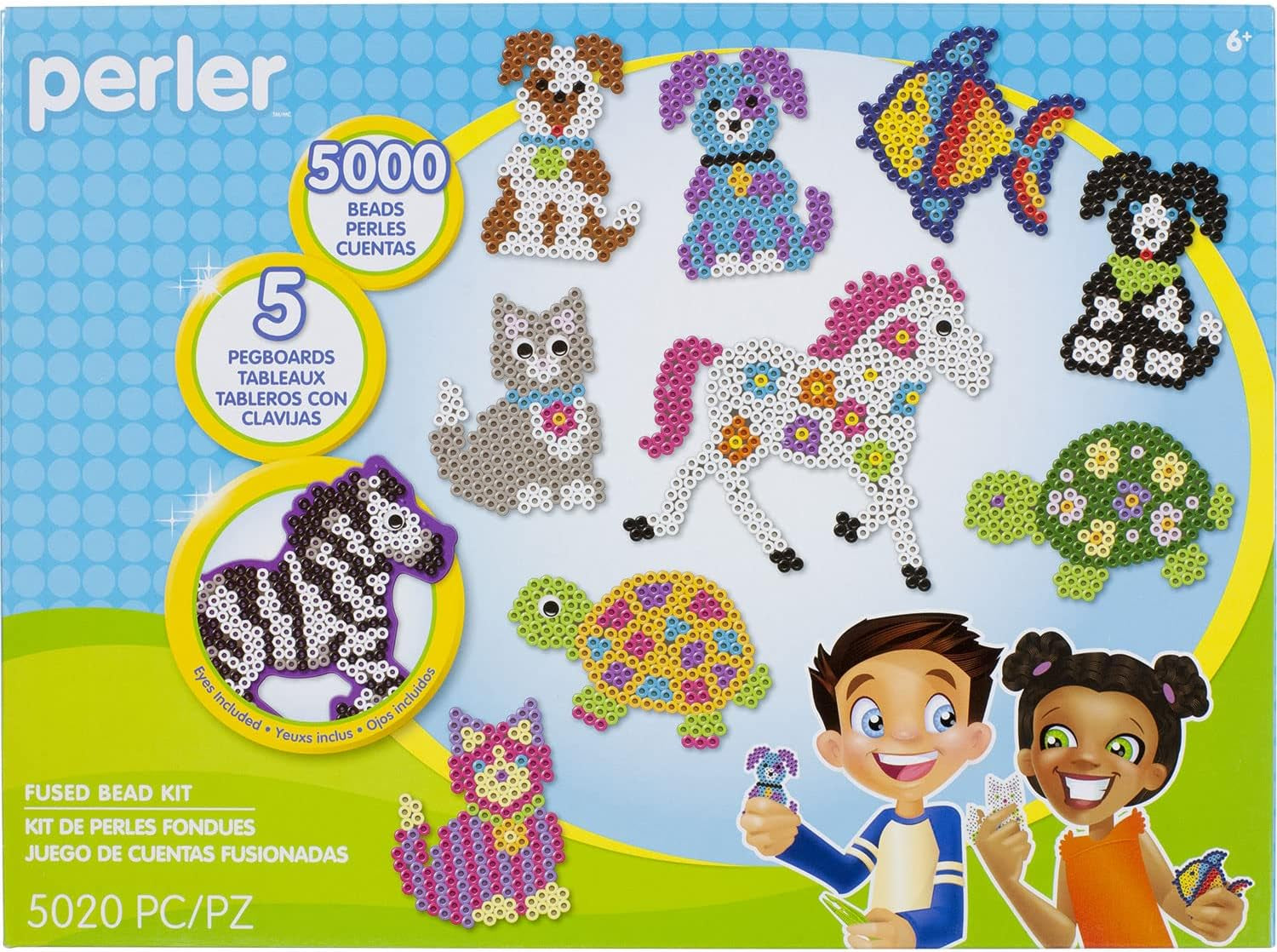 Pet Parade Deluxe Fuse Bead Craft Activity Kit, 5020 Pcs