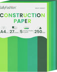 25 Sheets Cardstock Paper, 8.5 X 11 Color Cardstock Paper 250Gsm Thick Craft Paper for Card Making, Scrapbooking, Back to School Supplies, Gradual Change Green