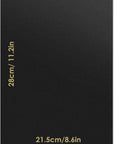 100 Sheets Black Cardstock Paper 8.5 X 11 Inch Thick Cardstock 75Lb 200 GSM Heavy Black Paper for Invitations, DIY Cards Making, Craft Projects, Stationery Printing