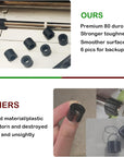 Rubber Roller Replacement Set, Mat Guide Rubbers, Retaining Rings for Cricut Repair Accessories, Complete Repair Kits Compatible with Cricut Maker/Maker 3 Only