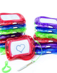 12 Mini Drawing Board for Kids (12 Pack) Bulk Backpack Keychain Clip Drawing Boards, Erasable Doodle Sketch and Writing Pad Stocking Stuffers for Boys & Girls by