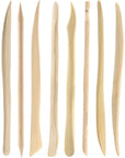 10-Piece Double Ended Clay Sculpting Tools Ceramic Wooden Clay Modeling Sculpture Tools Polymer Modeling Clay Tools Pottery Cutting Tool Kit Supplies for Cutting, Soap Carving and Smoothing