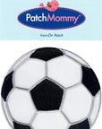 Soccer Ball Patch Football Sports, Iron On/Sew on - Appliques for Kids Children