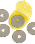 Rotary Fabric Cutter 28MM with 5 Blade Refill for Quilting, Sewing, and Crafts