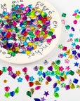 900Pcs Gems Jewels for Crafts, Acrylic Flatback Rhinestones for Halloween Pirate Party Decorations, Crafting Embellishments Gemstone (9 Shapes, 6-13Mm)