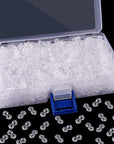 2000 Pcs Loom Rubber Bands S Clips Plastic Band Clips Connectors Refills Kit Clip for Loom Bracelets DIY Making, Clear