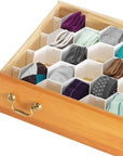 6025-3928 Honeycomb Drawer Organizer, 1 Count (Pack of 1), White