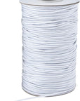 100 Yards 2 Mm Elastic Cord Stretch String Elastic Fabric String Beading Cord Craft Thread for Jewelry Bead Craft Making (Black)