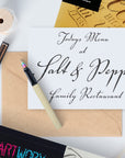 Calligraphy Pens Set - Introductory Caligraphy Writing & Hand Lettering Kit - Includes Instructions, Guide Book and Practice Book - Calligraphy Set for Beginners