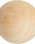 1.5 Inch Wooden Balls for Crafts, Unfinished round Wood Spheres for DIY Projects (20 Pack)