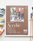 Acrylic Paper Pad 9"X12"-10 Sheets -430900