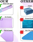 Silicone Painting Mat - Art Mat with Cup, Craft Paint Brush Cleaner Tool &10 Paint Brushes – Thick Large 20 X 16" Paint Mat for Kids & Adults – Washable Erasable Silicone Craft Mat for Artistic Work