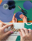 Self Healing Sewing Mat, Rotary Cutting Mat Double Sided 5-Ply Craft Cutting Board for Sewing Crafts Hobby Fabric Precision Scrapbooking Project 9Inch X 12Inch(A4)