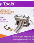 Tools Clay Conditioning Pasta Machine, Polymer Oven-Bake Clay Tool, 9 Thickness Settings, Includes Clamp and Hand Crank, Great for All Skill Levels and Craft Projects
