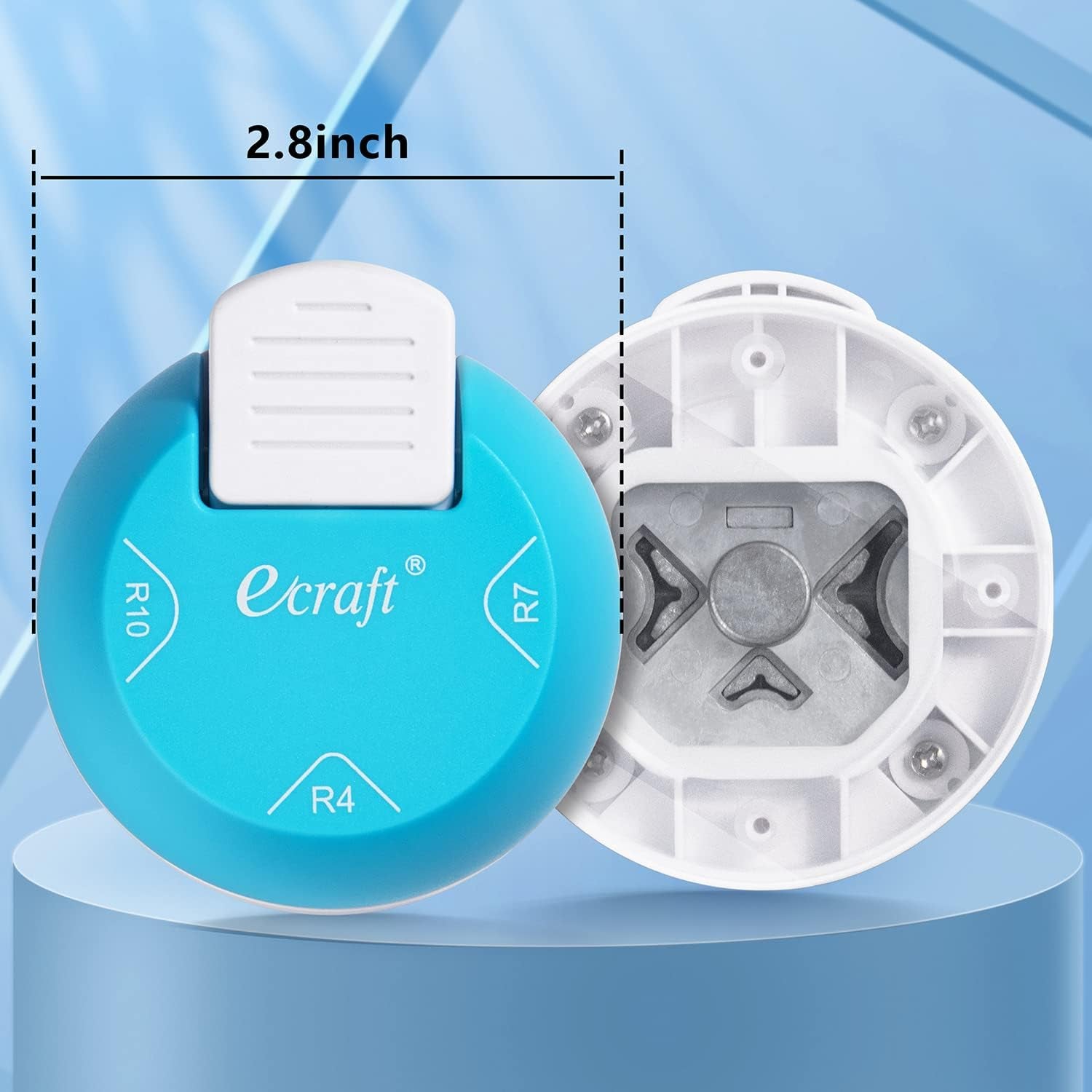 Paper Corner Rounder Punch : 3 in 1 (R4Mm, R7Mm, R10Mm) - Corner Cutter for Paper Crafts, Laminate, Photo, DIY, Card Making and Scrapbooking