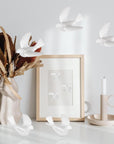 36 Mini Doves for Crafts, 1.5 Inch Bulk White Dove Miniature Birds for Crafts Wedding Cake Decoration (36PCS 1.5 Inch)