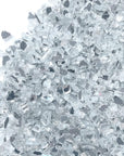 3Lb Crushed Mirror Glass for Crafts, Resin Glue Art Decorative DIY White Mirror Pieces 6-8Mm