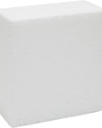 12 Pack Foam Blocks for Crafts, Polystyrene Brick Rectangles for Floral Arrangements, Art Supplies, Holiday Decor (4 X 4 X 2 In, White)