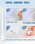 110 Ml B7000 Adhesive Rhinestones Glue for Crafts, B7000 Glue Clear Glue with Glue Spreaders and Dotting Pen Tool, Multipurpose Jewlery Glue for Fabric DIY Craft Makeup Shoes Jewelry Making Nail Art