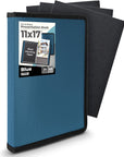 11X17 Art Portfolio Binder with Mounting Paper - (Ruby) Large Portfolio Folder for Artwork Displays 48 Pages, 11 X 17 Presentation Folder with Plastic Sleeves, Portfolio Binder Organizer