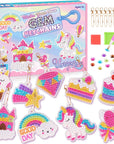 Toys for 4 5 6+ Year Old Girls, Unicorns Diamond Painting Kits for Kids Make Your Own GEM Keychains Arts and Crafts for Kids Age 4-12 Unicorns Birthday Gifts for 4-12 Year Old Girls Boys