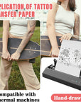 20PCS Tattoo Transfer Paper - Tattoo Stencil Paper for Tattooing Thermal Transfer Paper Transfer Paper Tattooing Temporary Tattoo Paper for Tattoo Stencils Kit Tattoo Supplies 8.5 X 11Inch