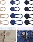 12PCS Button Extenders for Jeans, Pants Waist Button Extender for Women Men, 3 Colors Pant Waistband Expander, Pants Waist Extension 1-1.4 Inches