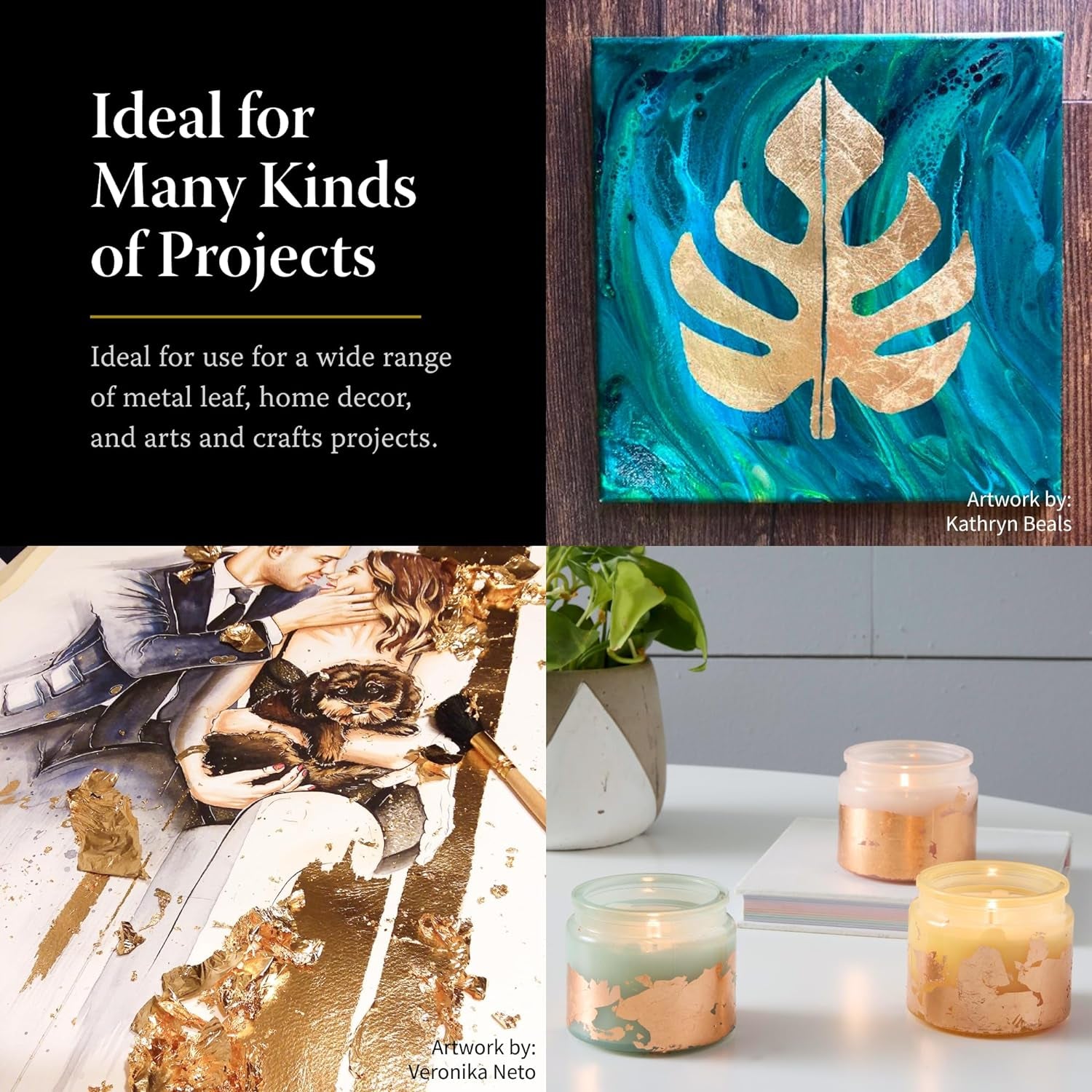 Mona Lisa Metal Leaf Sealer, 2 Oz