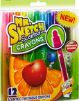 Scented Twistable Crayons, 12/Pack