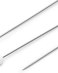 Extra-Fine Glass Head Pins, 1-3/8-Inch (250-Count),White