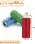 - Sewing Threads Kit, 24 Pcs, 92 Yards per Spool, 24 Colors Polyester Threads for Sewing, Sewing Thread, Thread for Sewing, Sewing Threads for Sewing, Polyester Thread