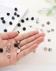 45 Pieces Pin Backs Locking Pin Keepers Locking Clasp Pin Backs Replacement with Blank Pins for Brooch Pins,Lapel Pins, Enamel Pins and Hat Pins