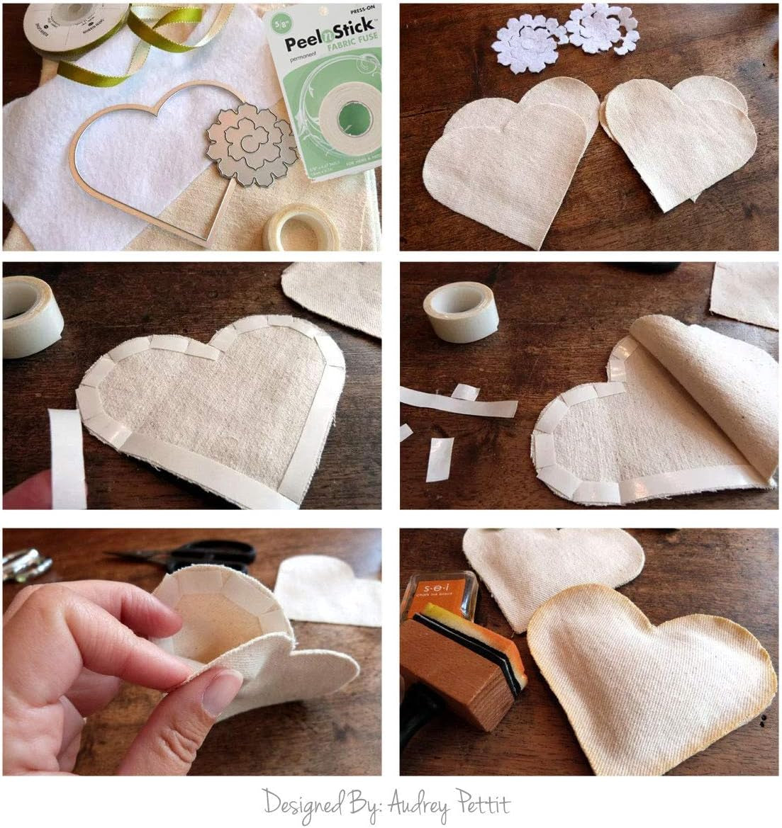 Peelnstick Fabric Fuse Sheets, 4.25 Inches X 5 Inches